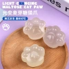 Light-sensitive color-changing maltose cat paw kneading Fun simulated food tofu, stress-relieving and venting tpr kneading toys Application Scenario